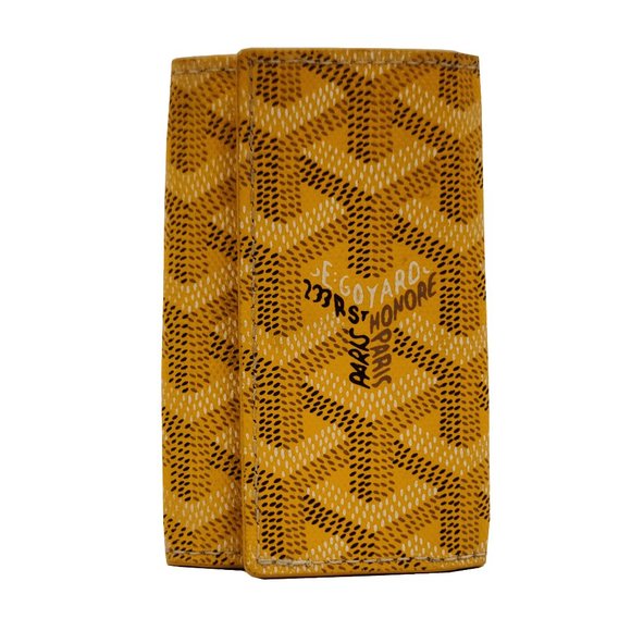Goyard Accessories Goyard Key Holder Yellow Goyardine Saintmichel Key Ring Poshmark